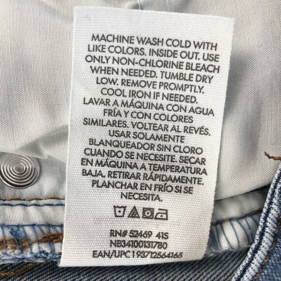 NWT No Boundaries Womens Jeans Size 2 Cargo Bootcut Denim Blue Mid Rise Casual - Picture 12 of 16